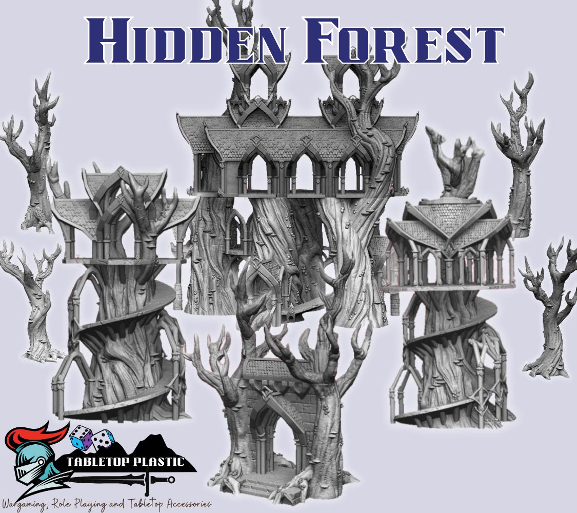 Wood-Elf Forest Terrain Set | Hidden Forest Realm by Dark Realms Forge