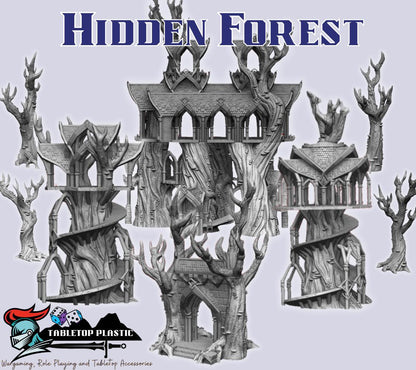 Wood-Elf Forest Terrain Set | Hidden Forest Realm by Dark Realms Forge