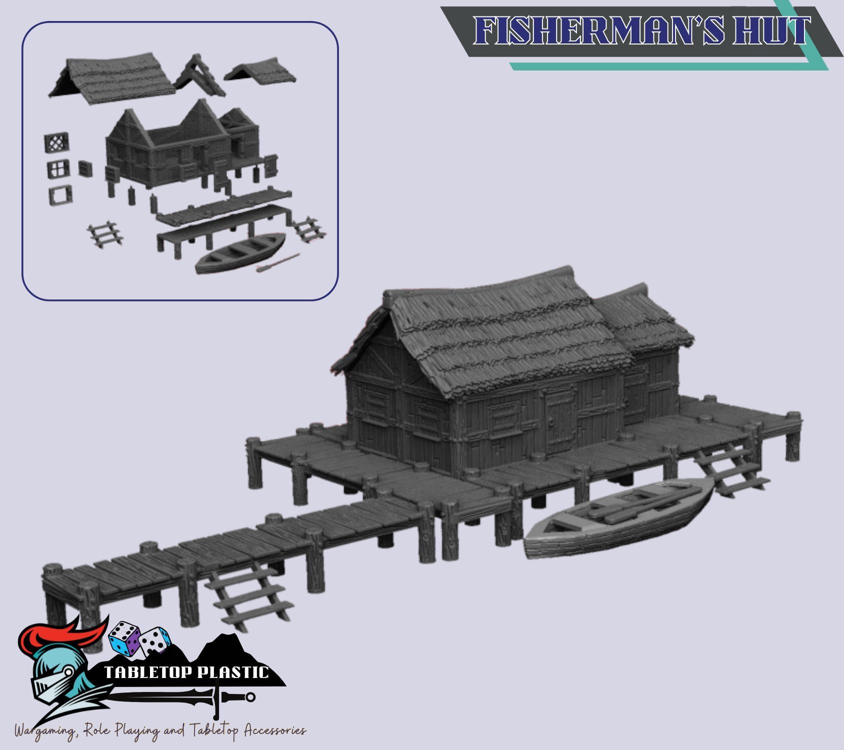 Medieval Farm Terrain Set | Windmill, Barns, Manger & Granary (28mm Rural)