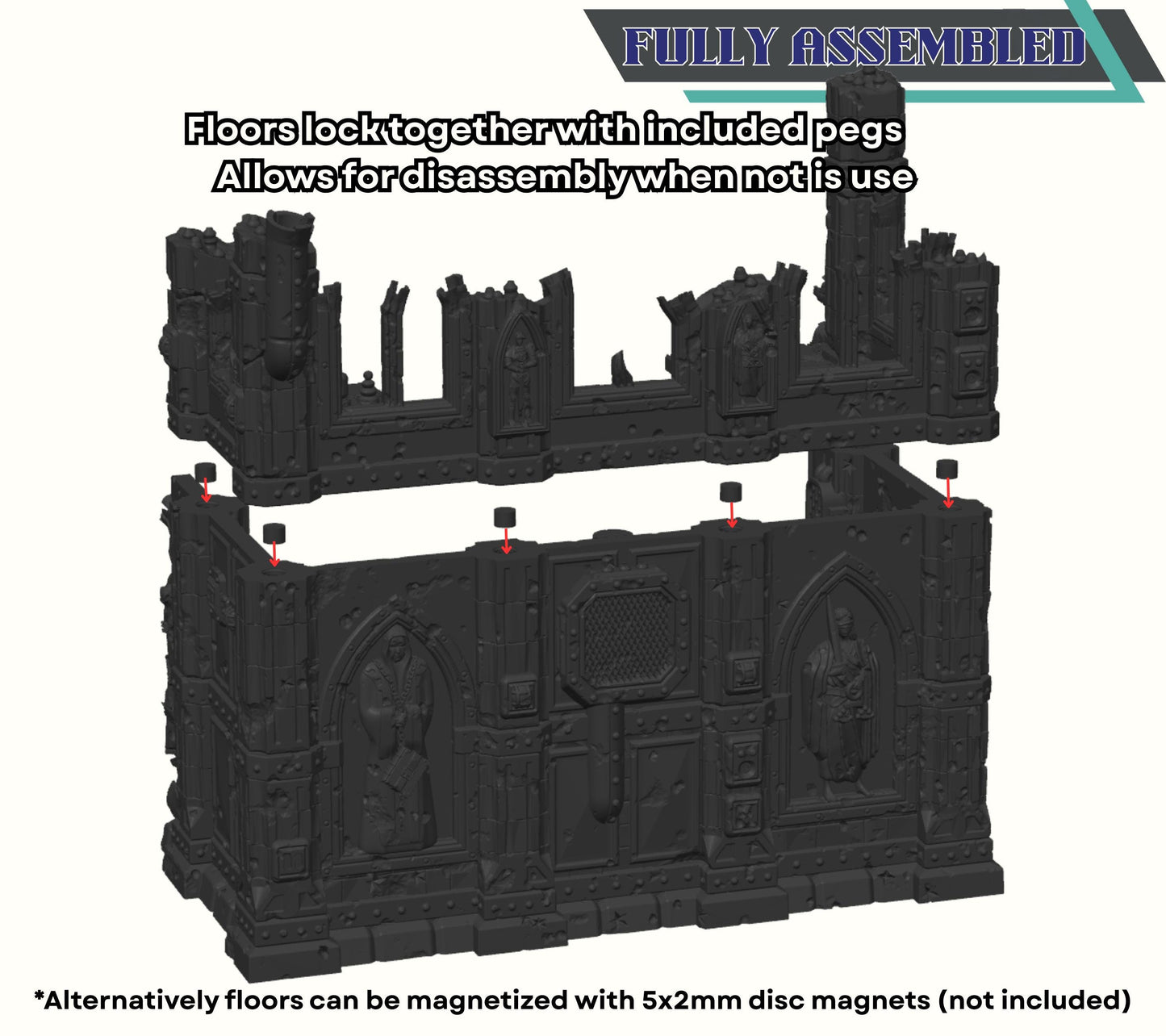 10th Edition GW Terrain: Tabletop Wargame Scenery - Chapter Approved Tournament Ready