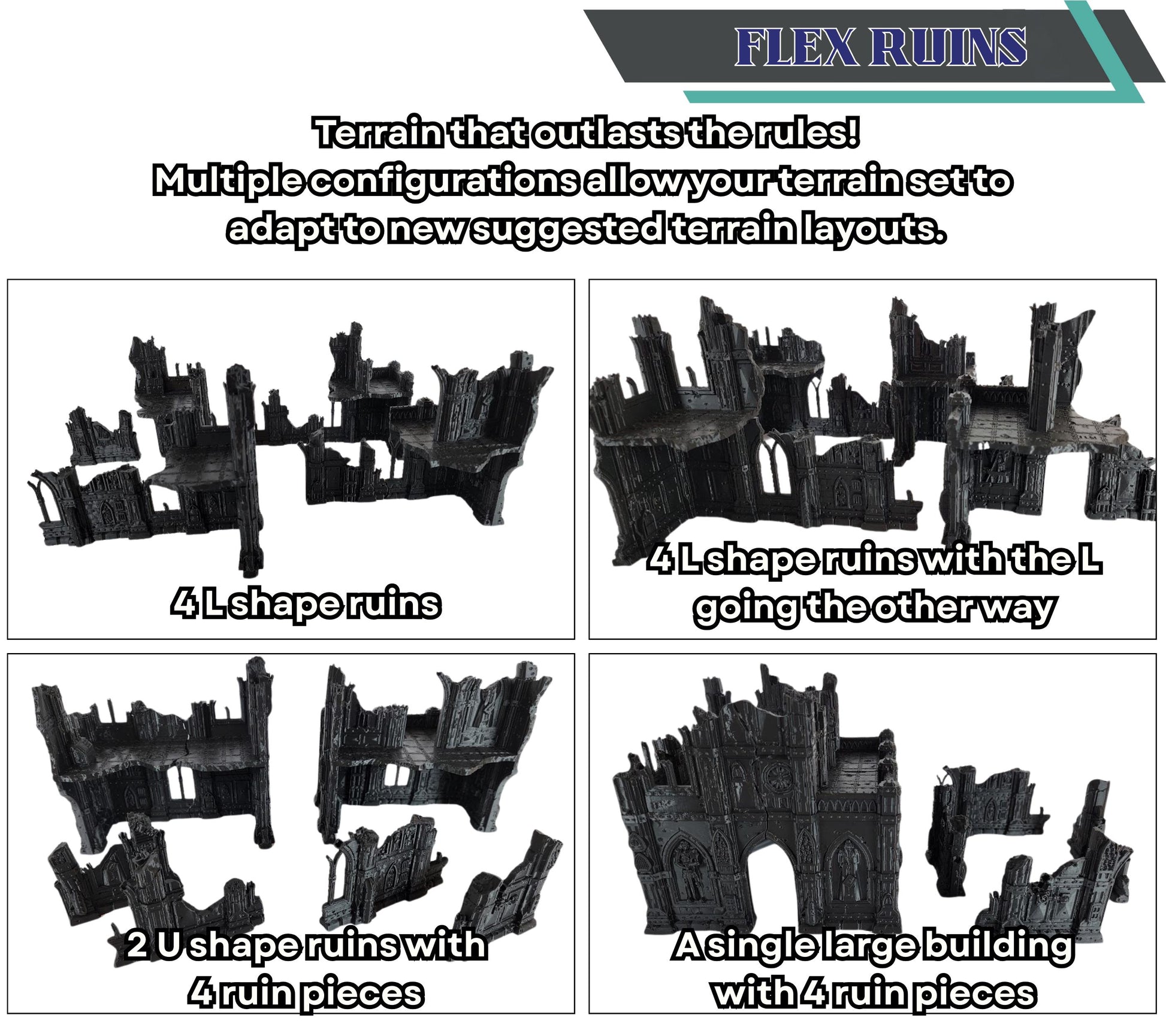 10th Edition GW Terrain: Tabletop Wargame Scenery - Chapter Approved Tournament Ready