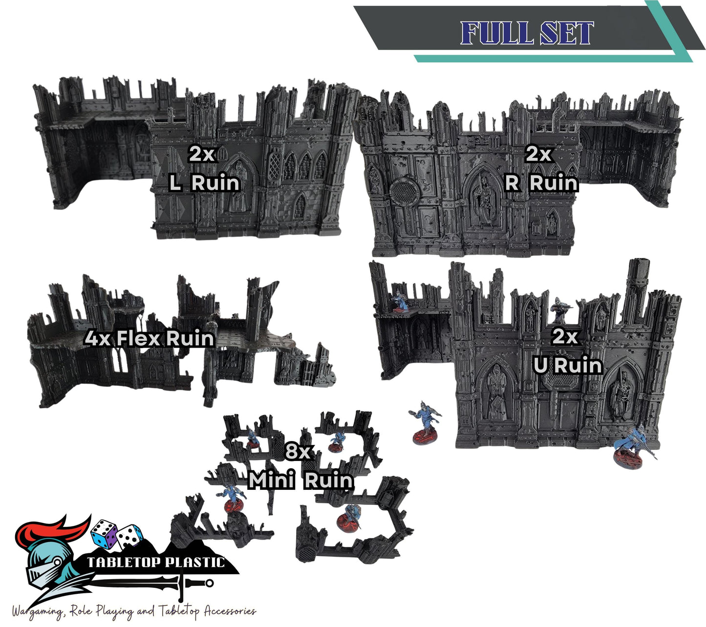 10th Edition GW Terrain: Tabletop Wargame Scenery - Chapter Approved Tournament Ready