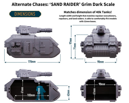 3D Printed Modular Tank: Astral Combat Carrier for Wargaming