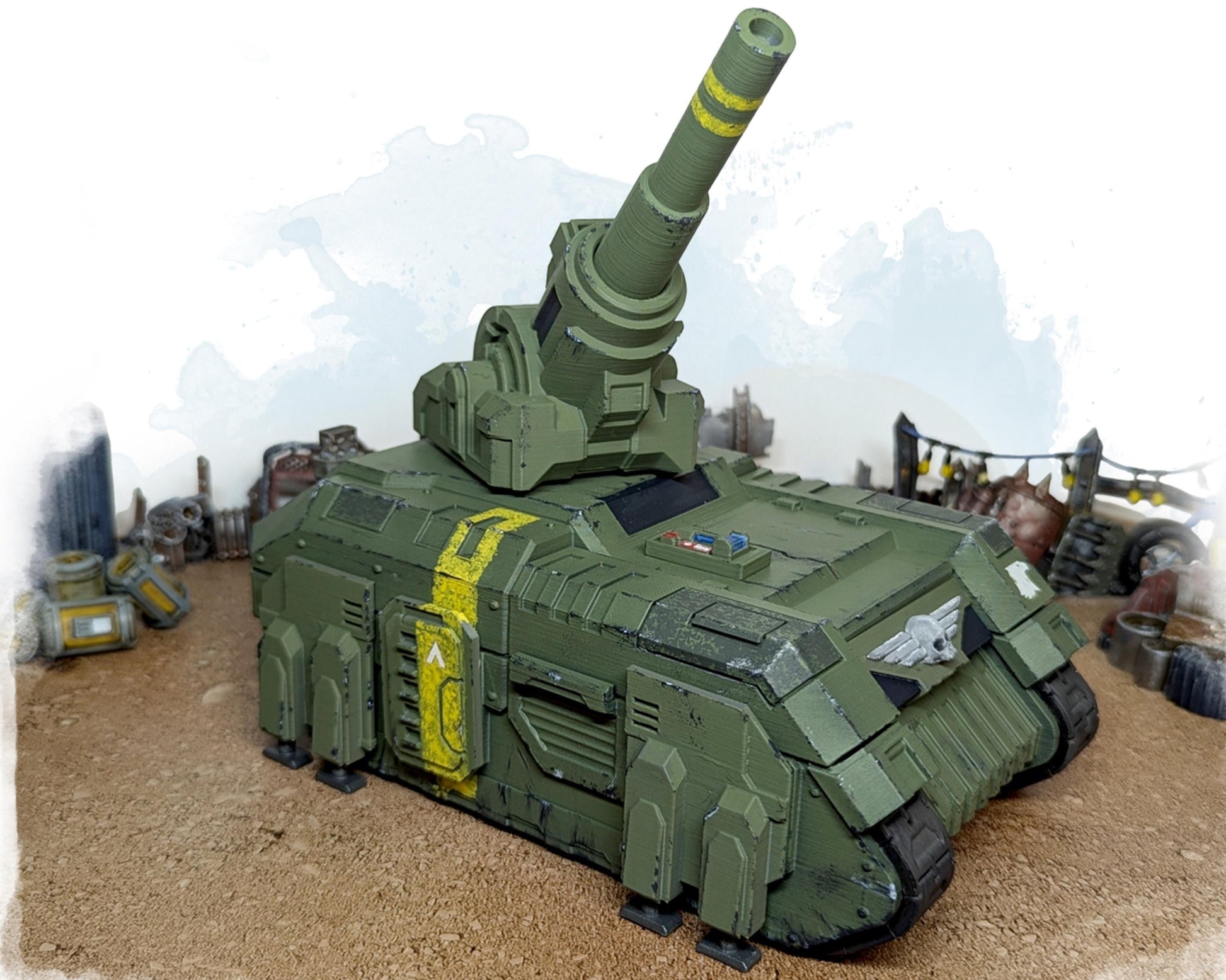 3D Printed Modular Tank: Astral Combat Carrier for Wargaming