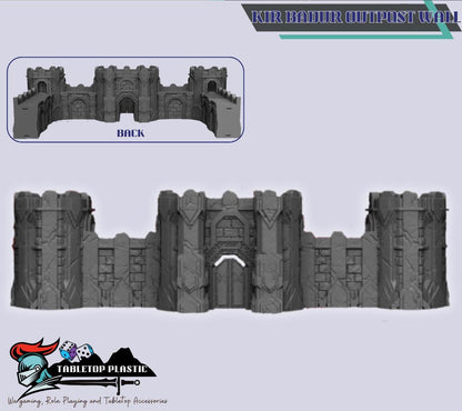 Dwarven Outpost Terrain Set | Kiribador Walls, Gate, Watchtower, Forge, Hall & Dungeon Tiles