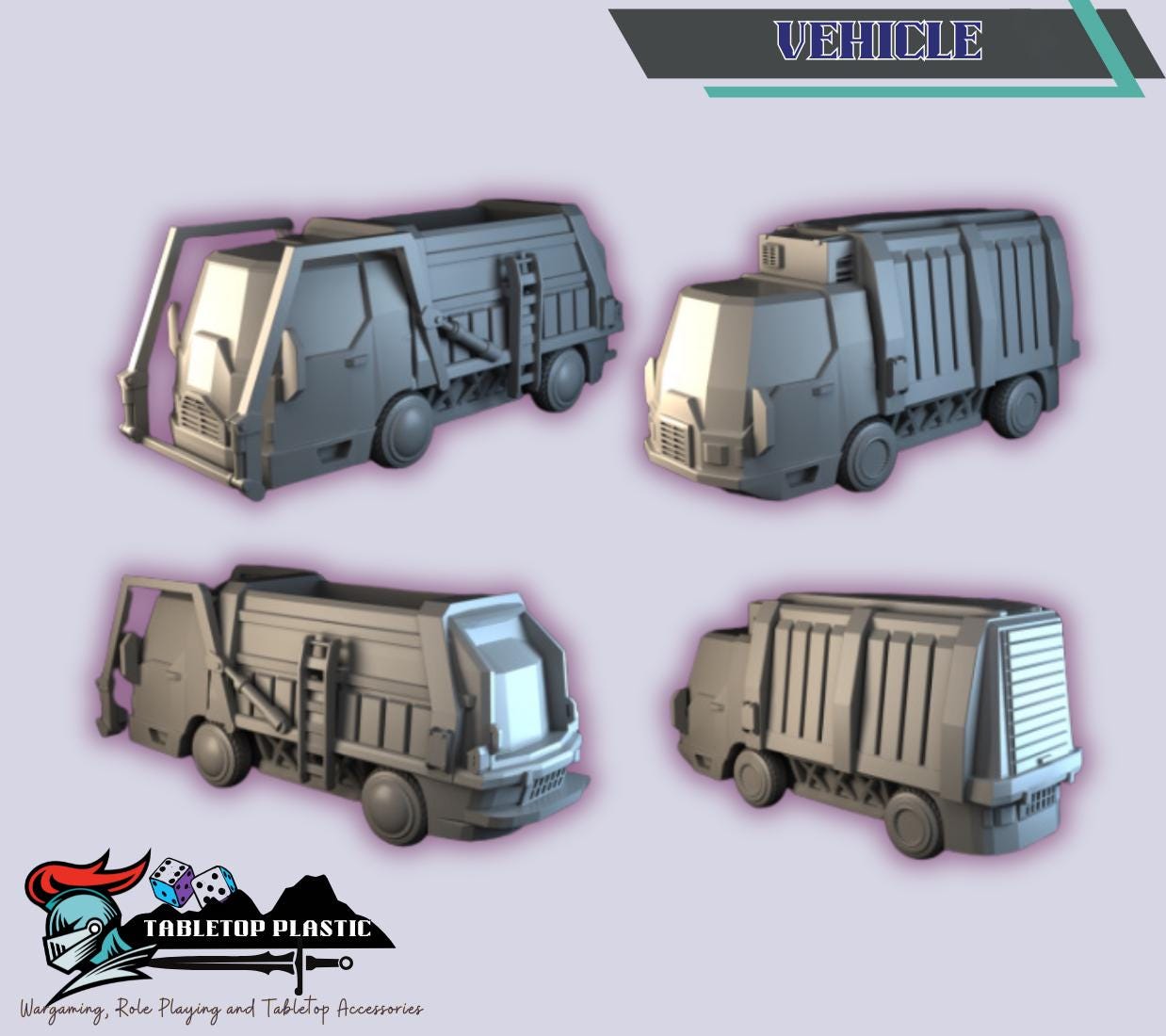Cyberpunk NeoCity Terrain Set | Infinity-Scale Buildings, Power Station & Vehicles