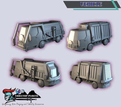 Cyberpunk NeoCity Terrain Set | Infinity-Scale Buildings, Power Station & Vehicles
