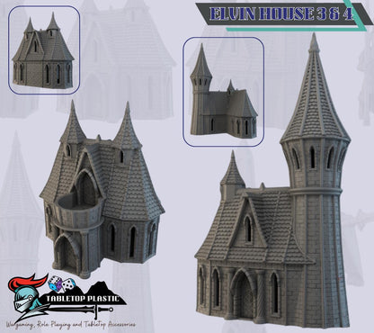 Silverhaven Elven Town Center | High Elf Houses, Tower & Obelisk