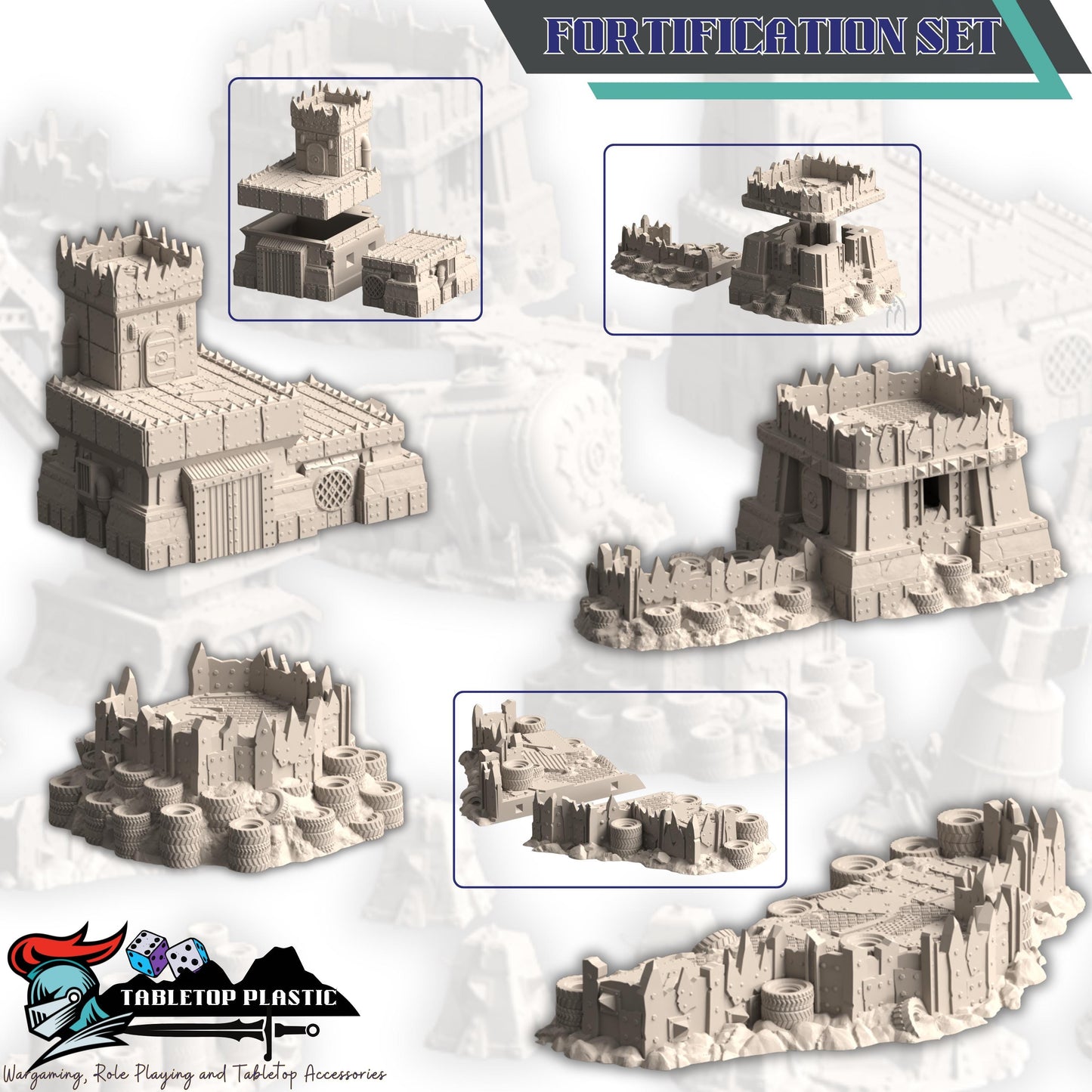 Warpzel-1A NoGitsLandGulch Ork Forts | Space Ork Fortifications, Scatter & Crane (28–32 mm)