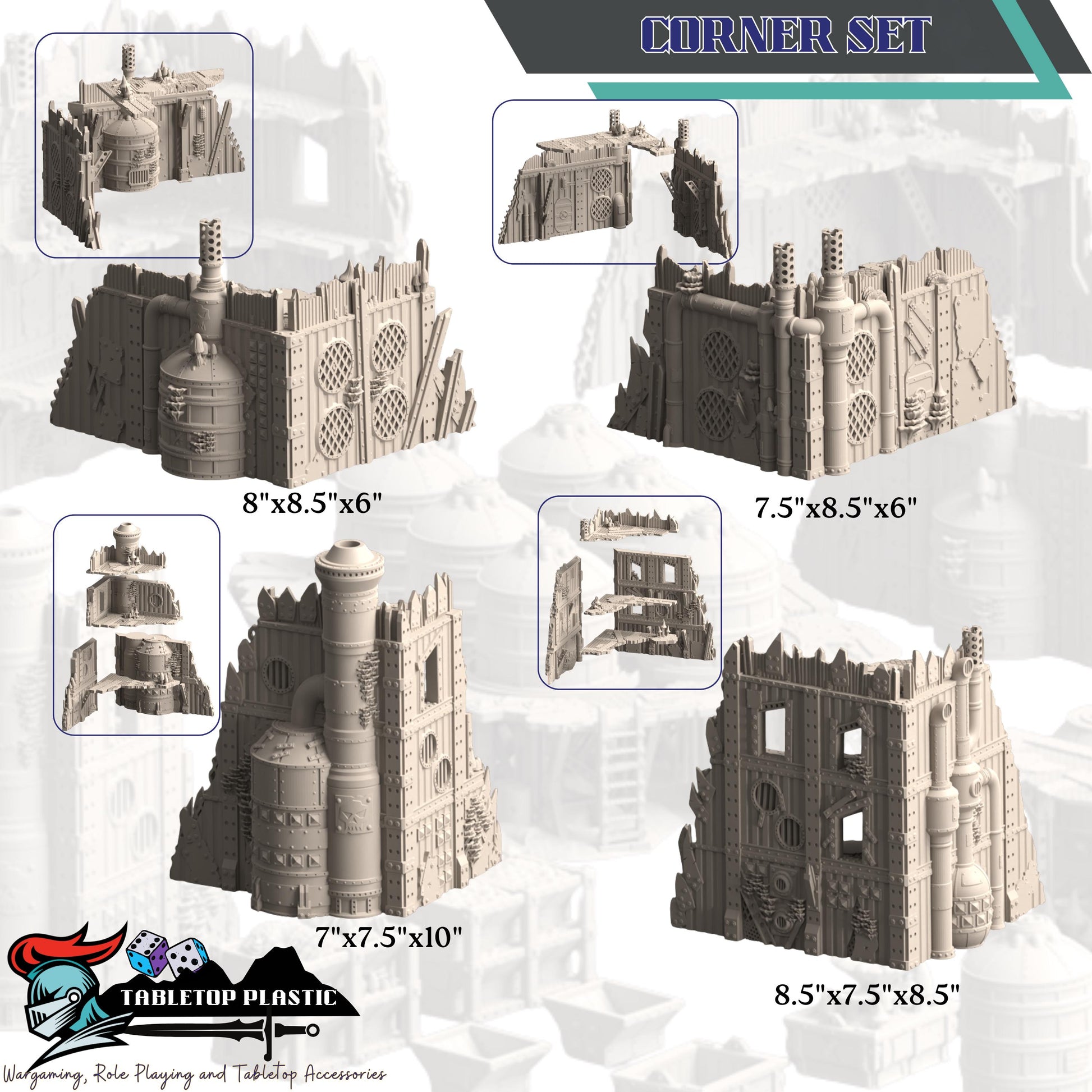 Warpzel-1A NoGitsLandGulch Ork Forts | Space Ork Fortifications, Scatter & Crane (28–32 mm)