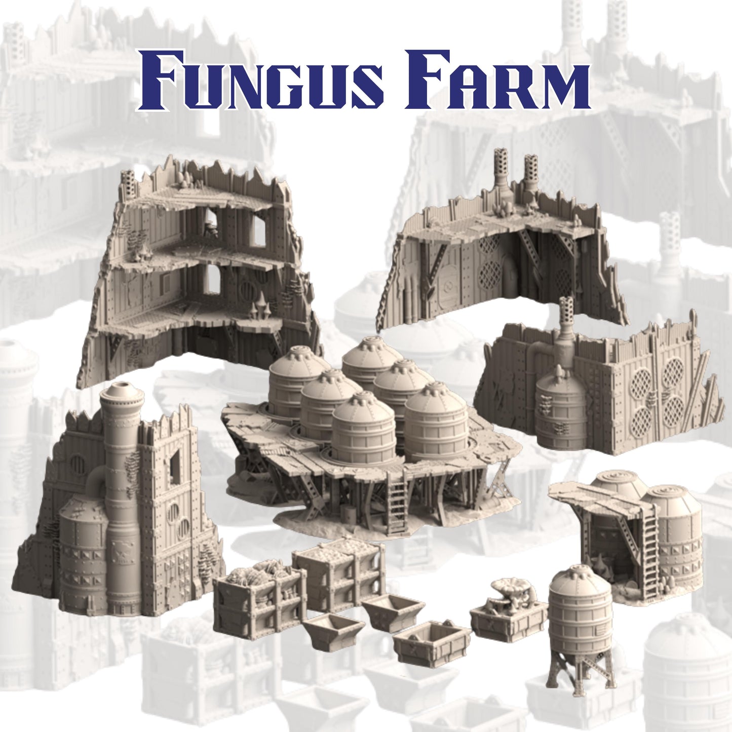 Warpzel-1A NoGitsLandGulch Ork Forts | Space Ork Fortifications, Scatter & Crane (28–32 mm)