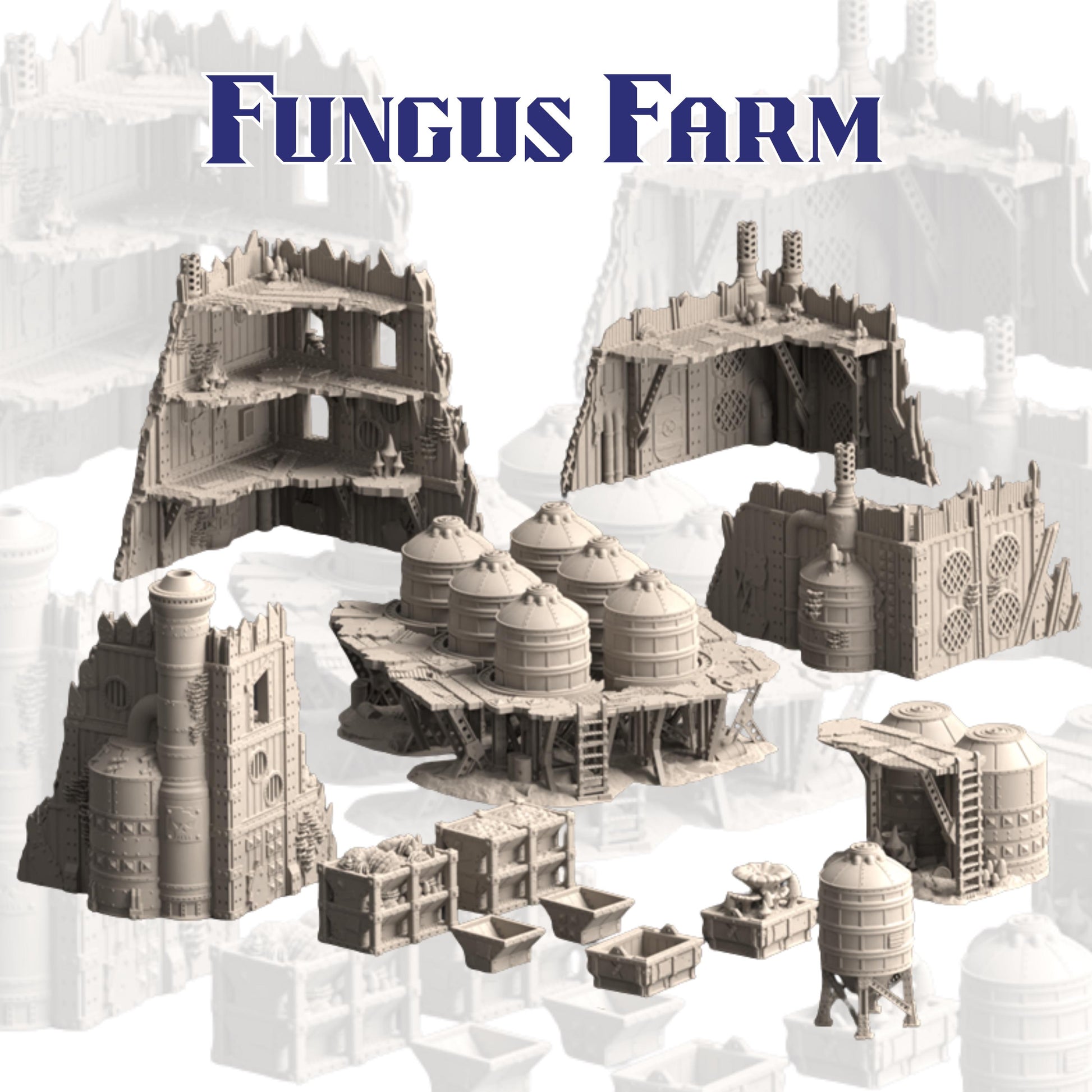 Warpzel-1A NoGitsLandGulch Ork Forts | Space Ork Fortifications, Scatter & Crane (28–32 mm)