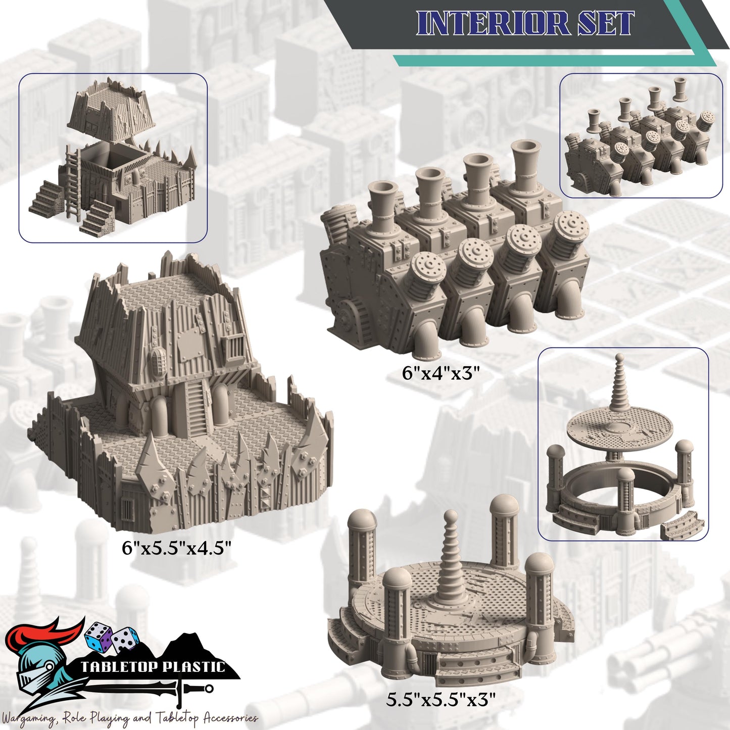 Warpzel-1A NoGitsLandGulch Ork Forts | Space Ork Fortifications, Scatter & Crane (28–32 mm)