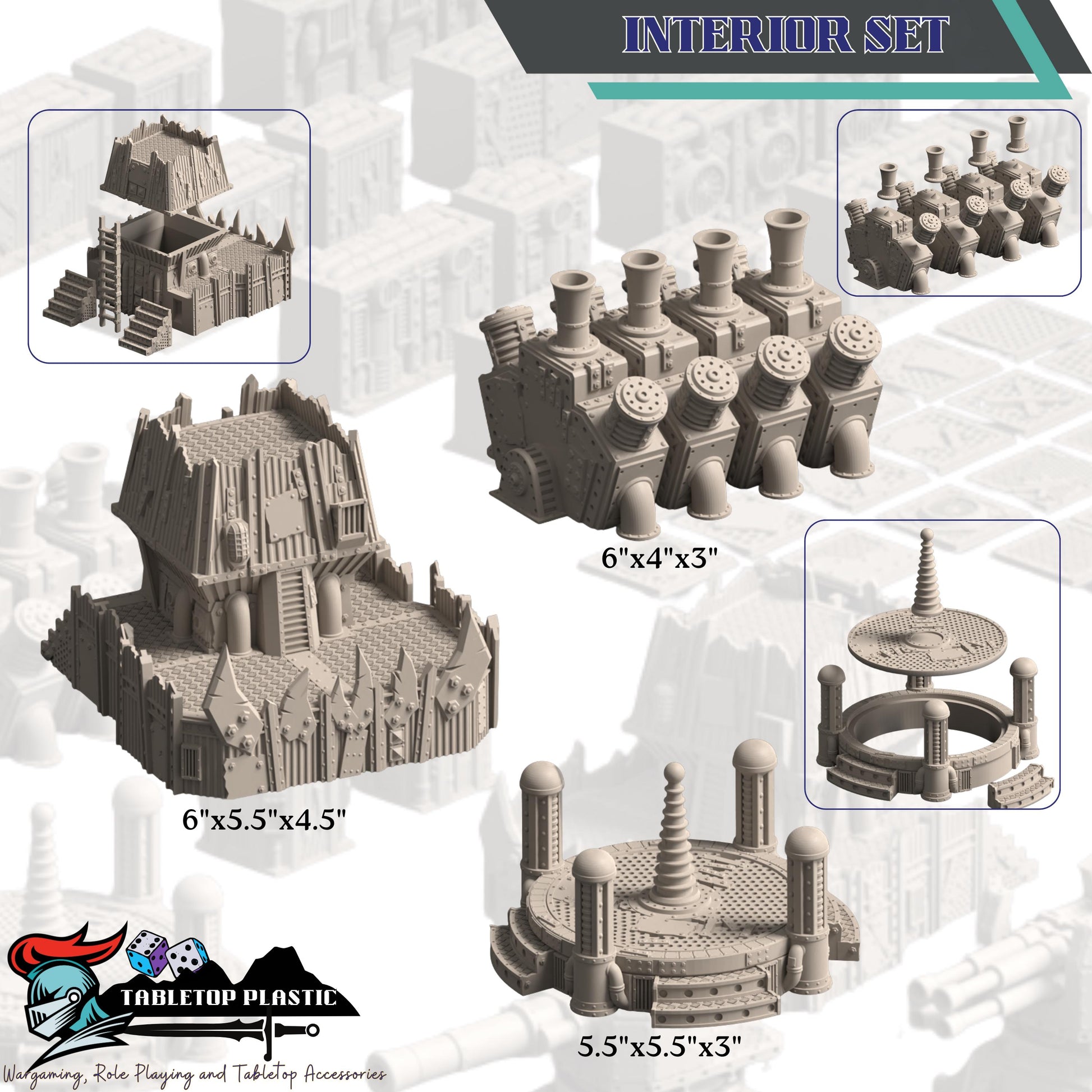 Warpzel-1A NoGitsLandGulch Ork Forts | Space Ork Fortifications, Scatter & Crane (28–32 mm)