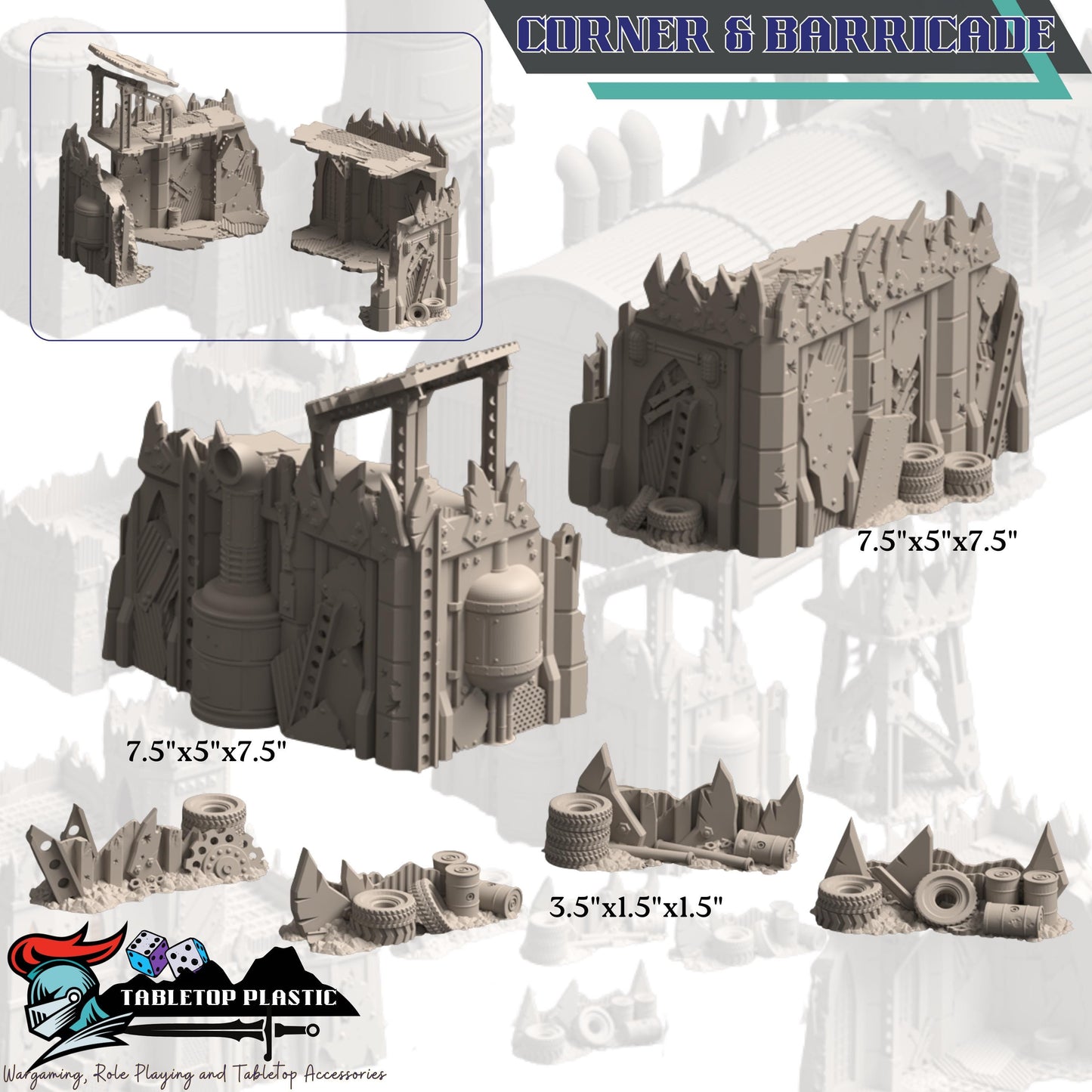 Warpzel-1A NoGitsLandGulch Ork Forts | Space Ork Fortifications, Scatter & Crane (28–32 mm)