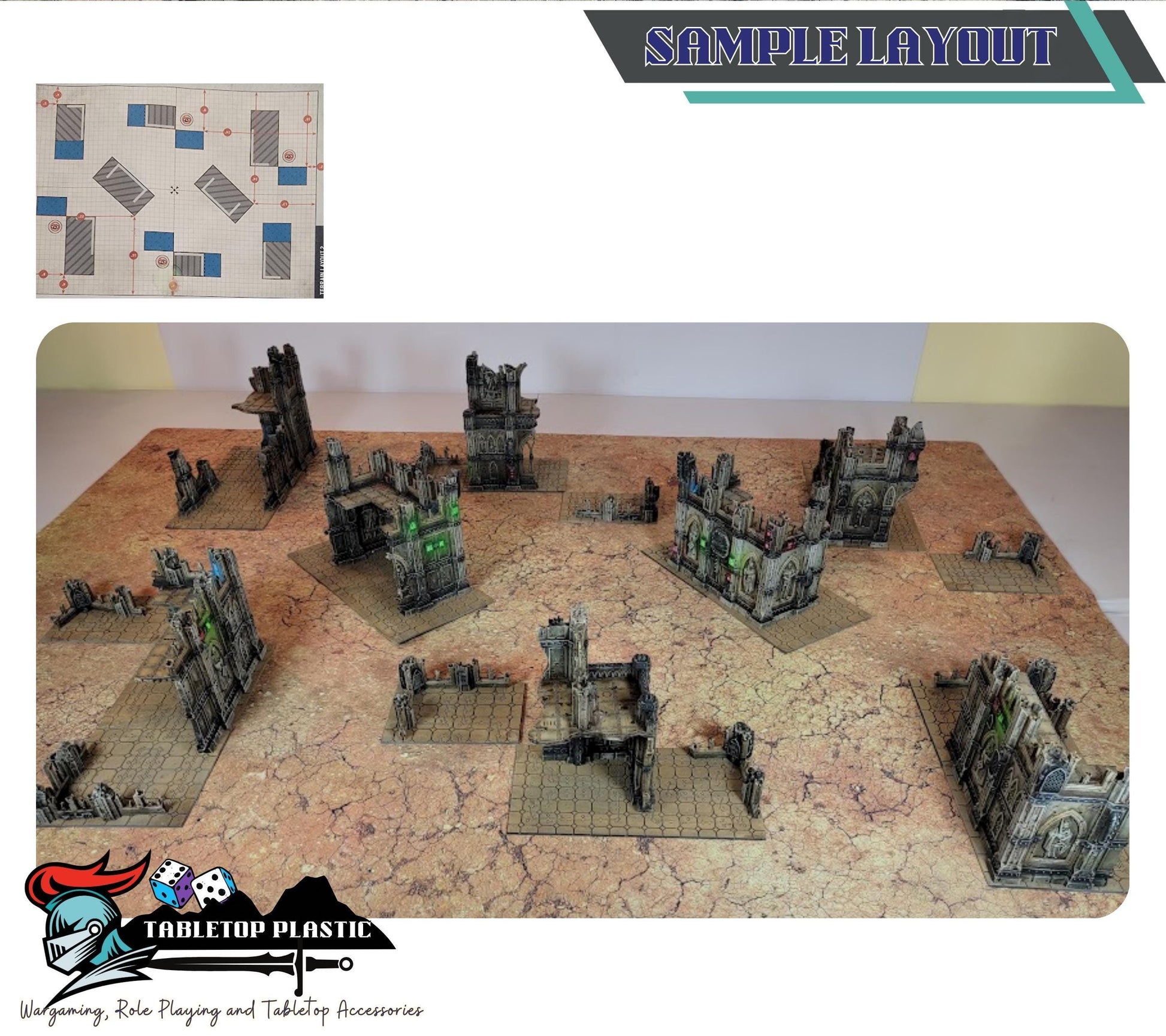 10th Edition 40k GW Terrain: Tabletop Wargame Scenery - Chapter Approved Tournament Ready