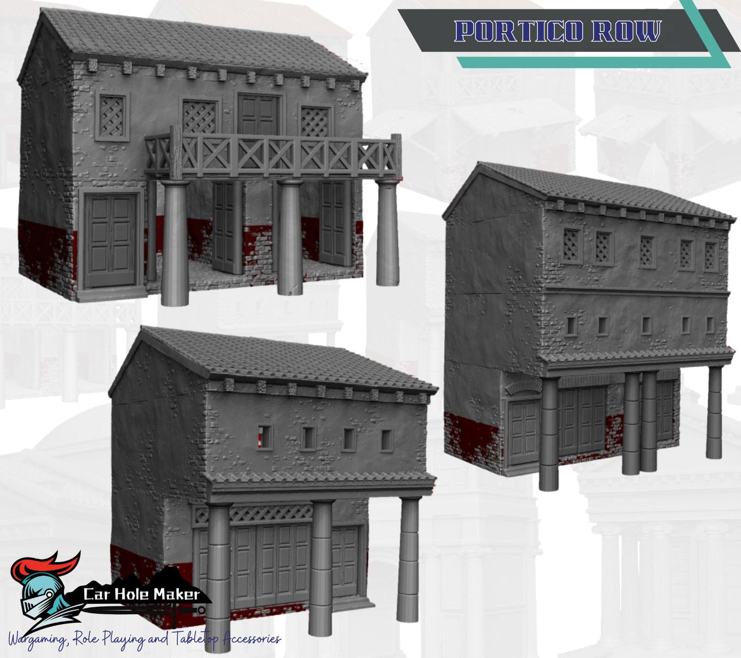 Aeterna Roman City Terrain: Modular Wargaming RPG Scenery for DnD