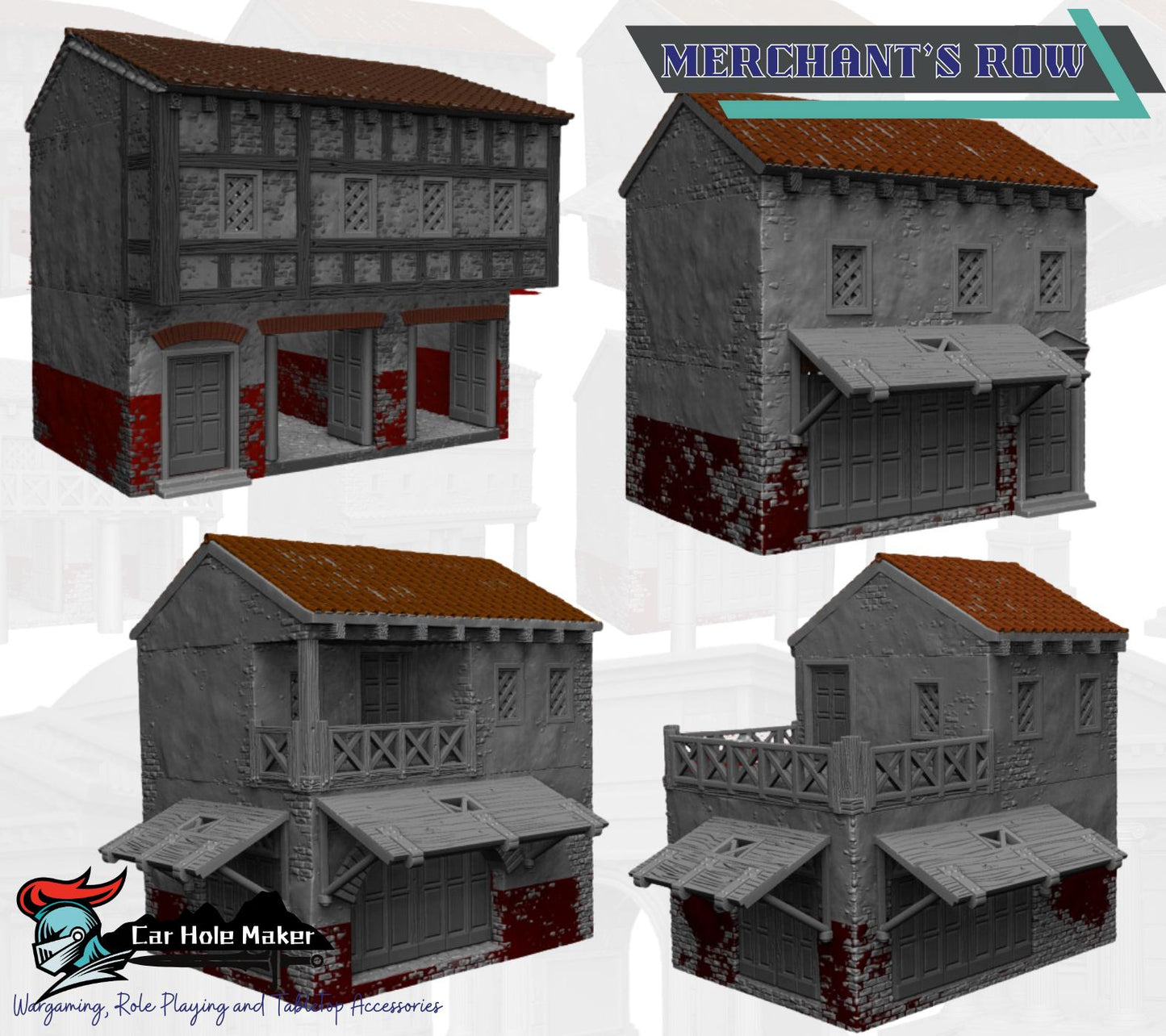 Aeterna Roman City Terrain: Modular Wargaming RPG Scenery for DnD