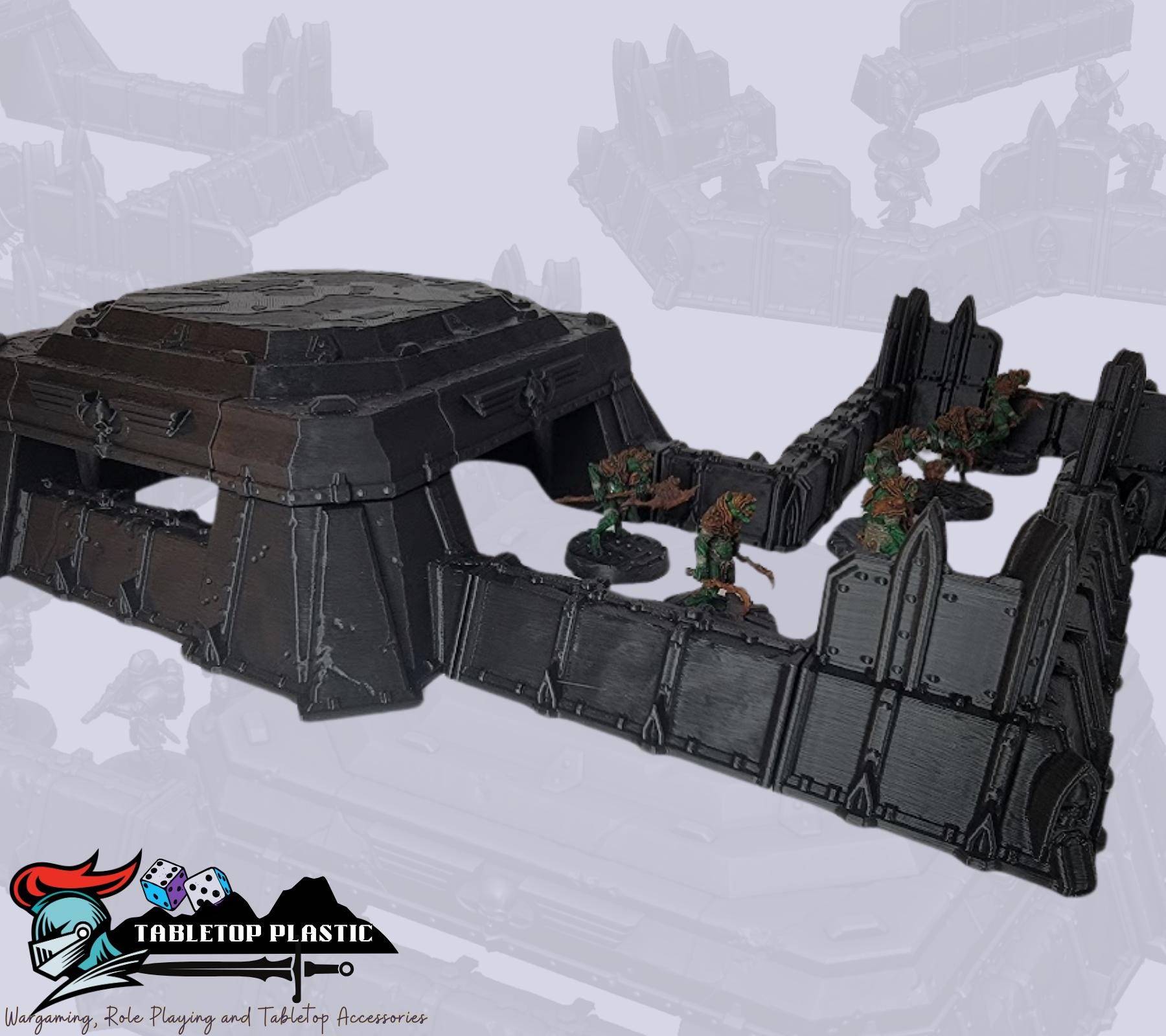 Modular Wargaming Trenches: 28mm Gothic Sci-Fi Terrain