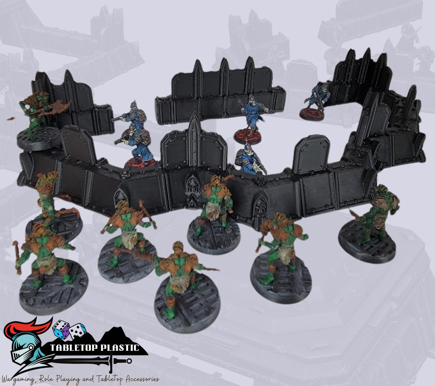 Modular Wargaming Trenches: 28mm Gothic Sci-Fi Terrain