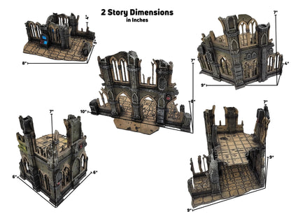 Grimdark HQ Terrain: Tabletop Wargame Scenery - Chapter Approved Tournament Ready 28mm scale