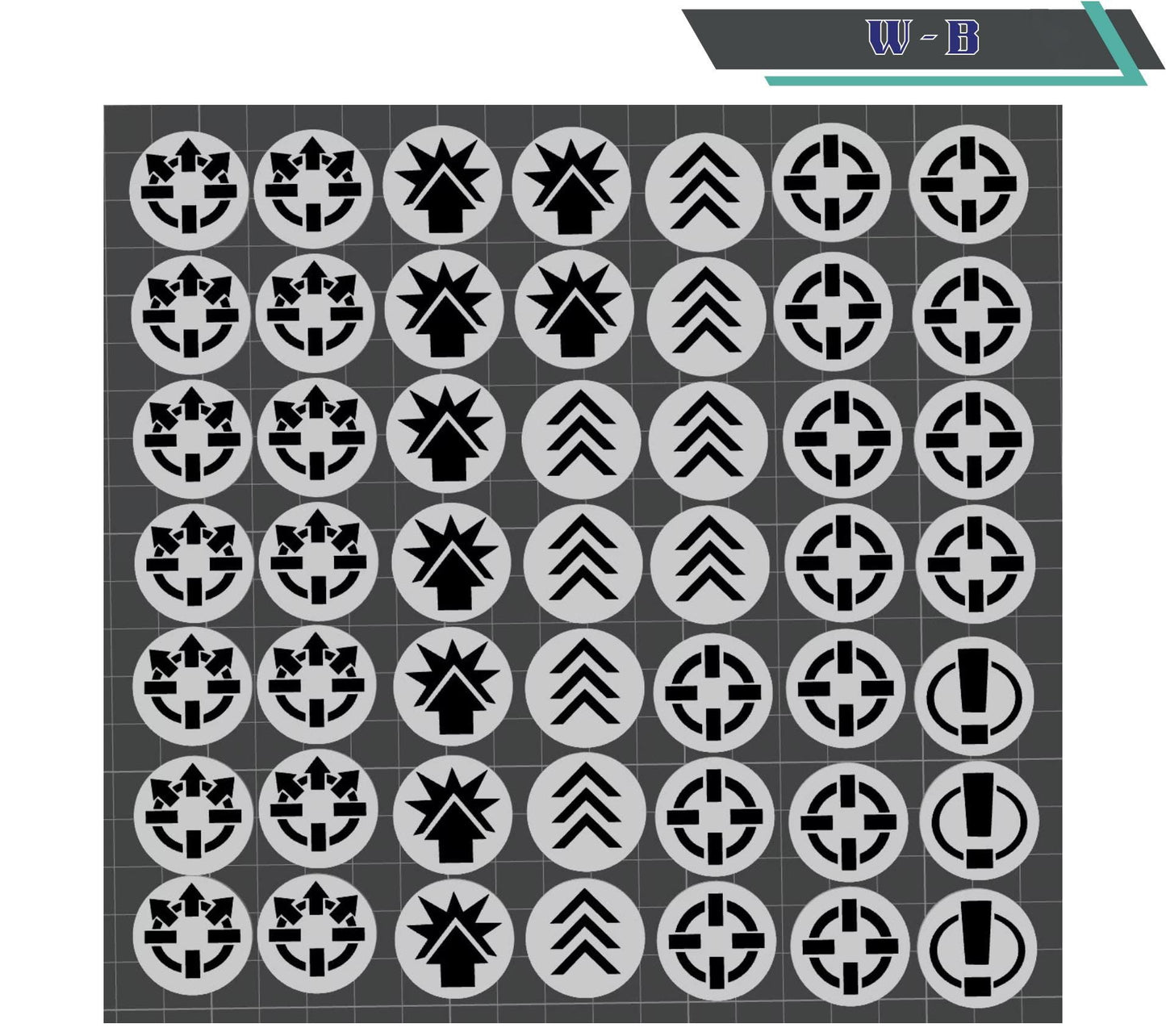 Legions Imperialis Order Tokens – Physical Replacements for Box Set Paper Sheet