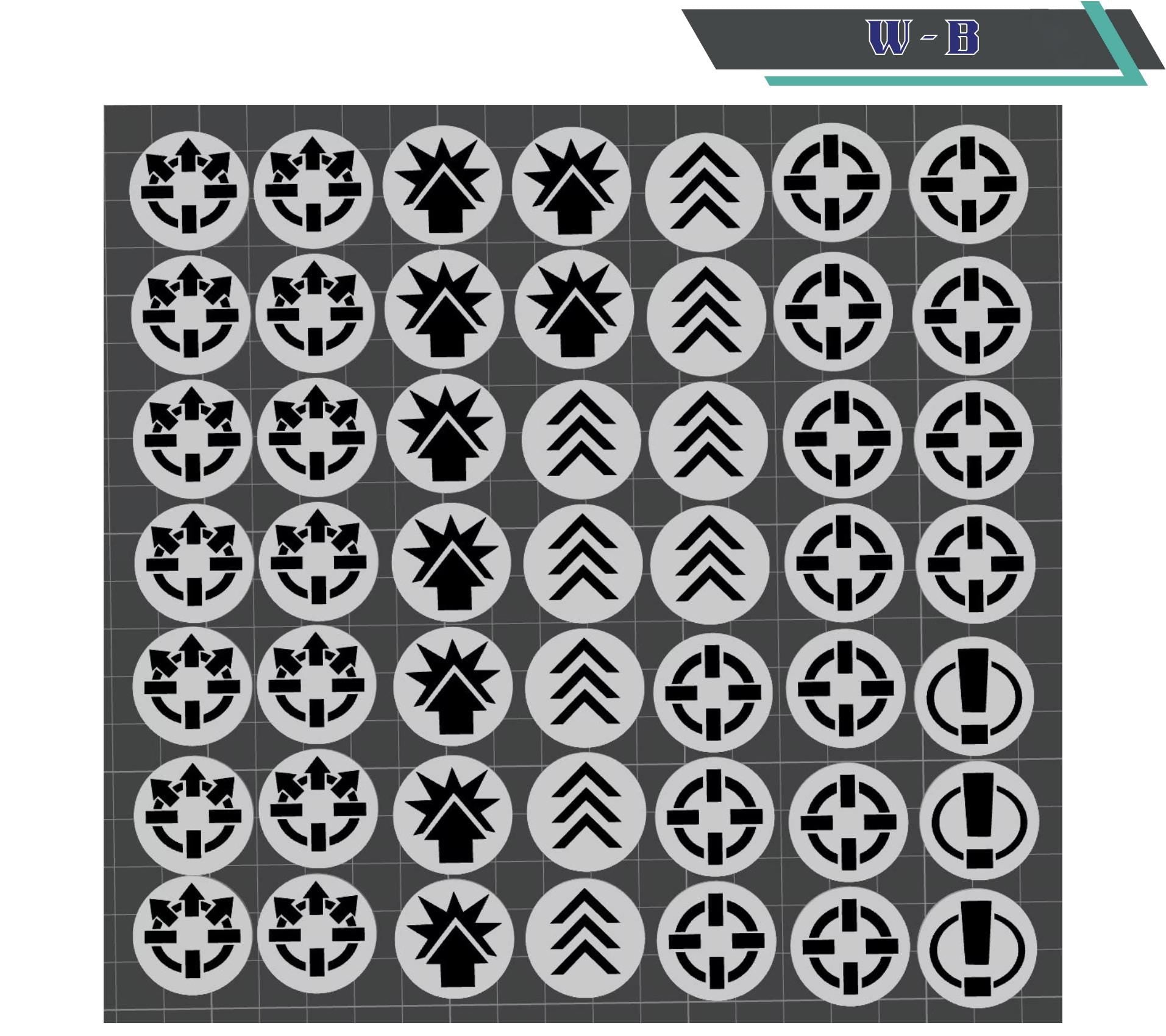 Legions Imperialis Order Tokens – Physical Replacements for Box Set Paper Sheet