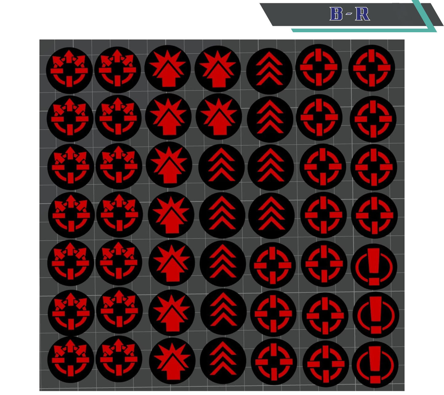 Legions Imperialis Order Tokens – Physical Replacements for Box Set Paper Sheet
