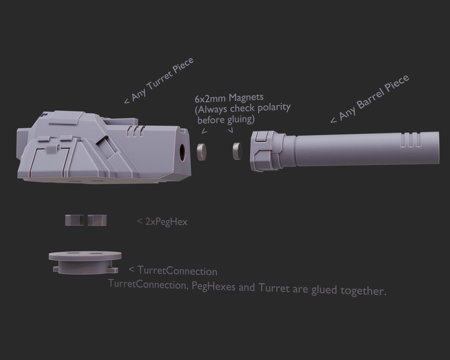 3D Printed Modular Tank: Astral Combat Carrier for Wargaming