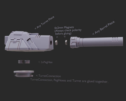 3D Printed Modular Tank: Astral Combat Carrier for Wargaming