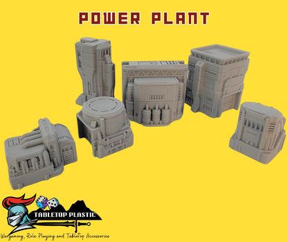 10mm Scale Industrial Zone Terrain: 10mm - 12mm Wargaming Scenery