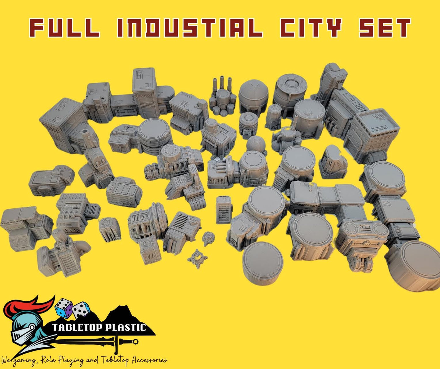 10mm Scale Industrial Zone Terrain: 10mm - 12mm Wargaming Scenery