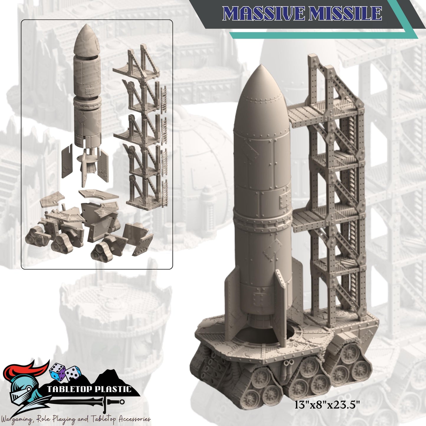 Warpzel-1A NoGitsLandGulch Ork Forts | Space Ork Fortifications, Scatter & Crane (28–32 mm)