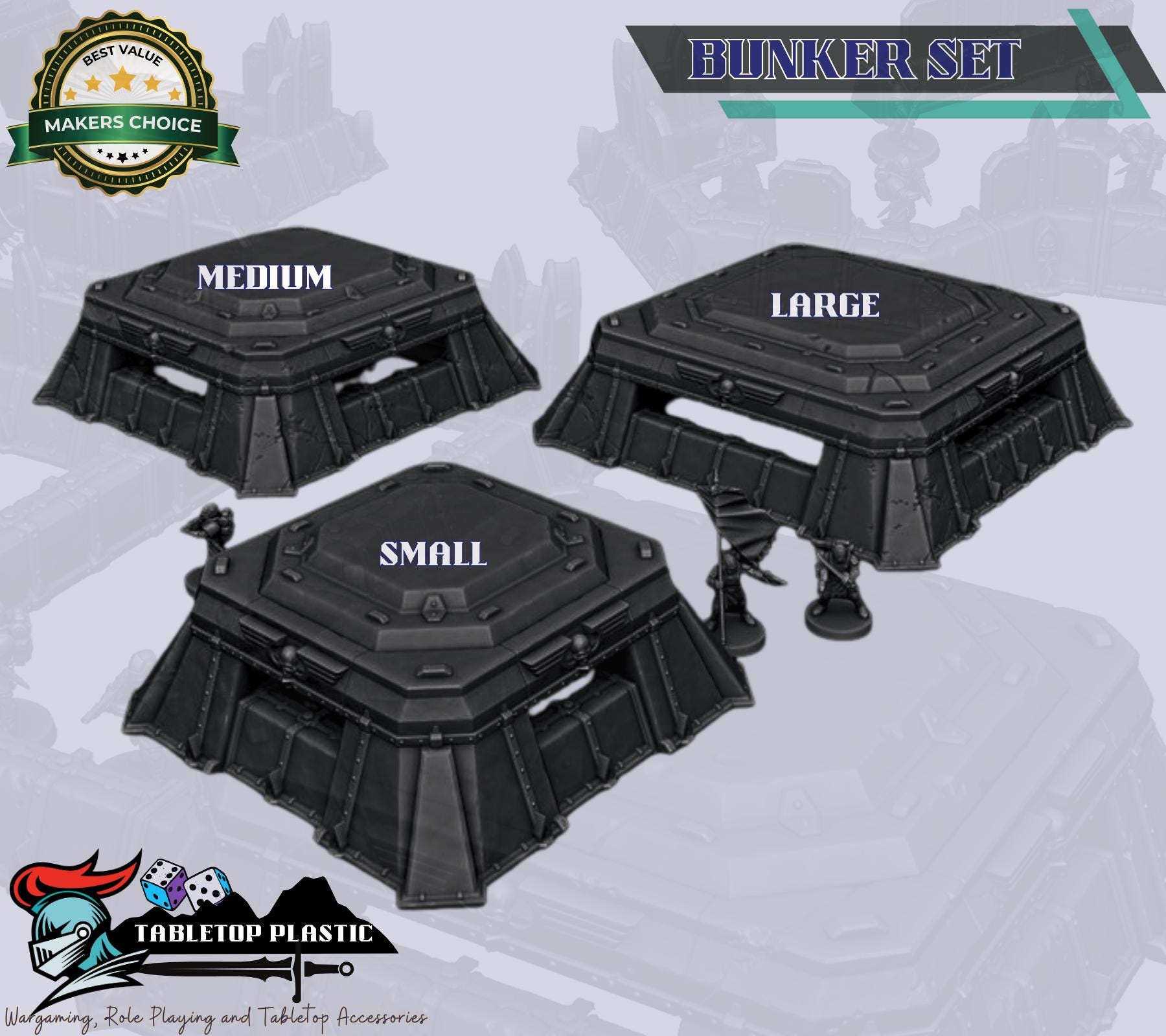 Modular Wargaming Trenches: 28mm Gothic Sci-Fi Terrain