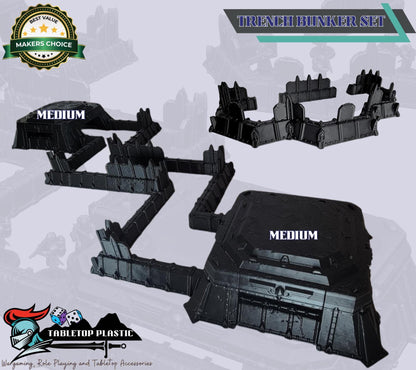 Modular Wargaming Trenches: 28mm Gothic Sci-Fi Terrain