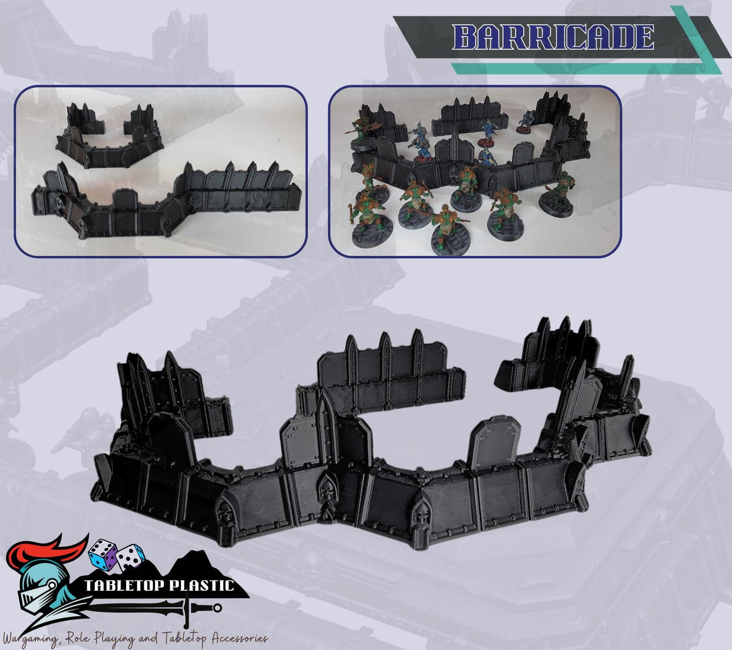 Modular Wargaming Trenches: 28mm Gothic Sci-Fi Terrain