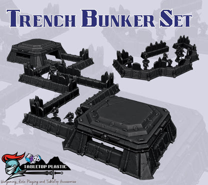 Modular Wargaming Trenches: 28mm Gothic Sci-Fi Terrain