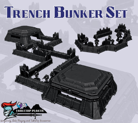 Modular Wargaming Trenches: 28mm Gothic Sci-Fi Terrain