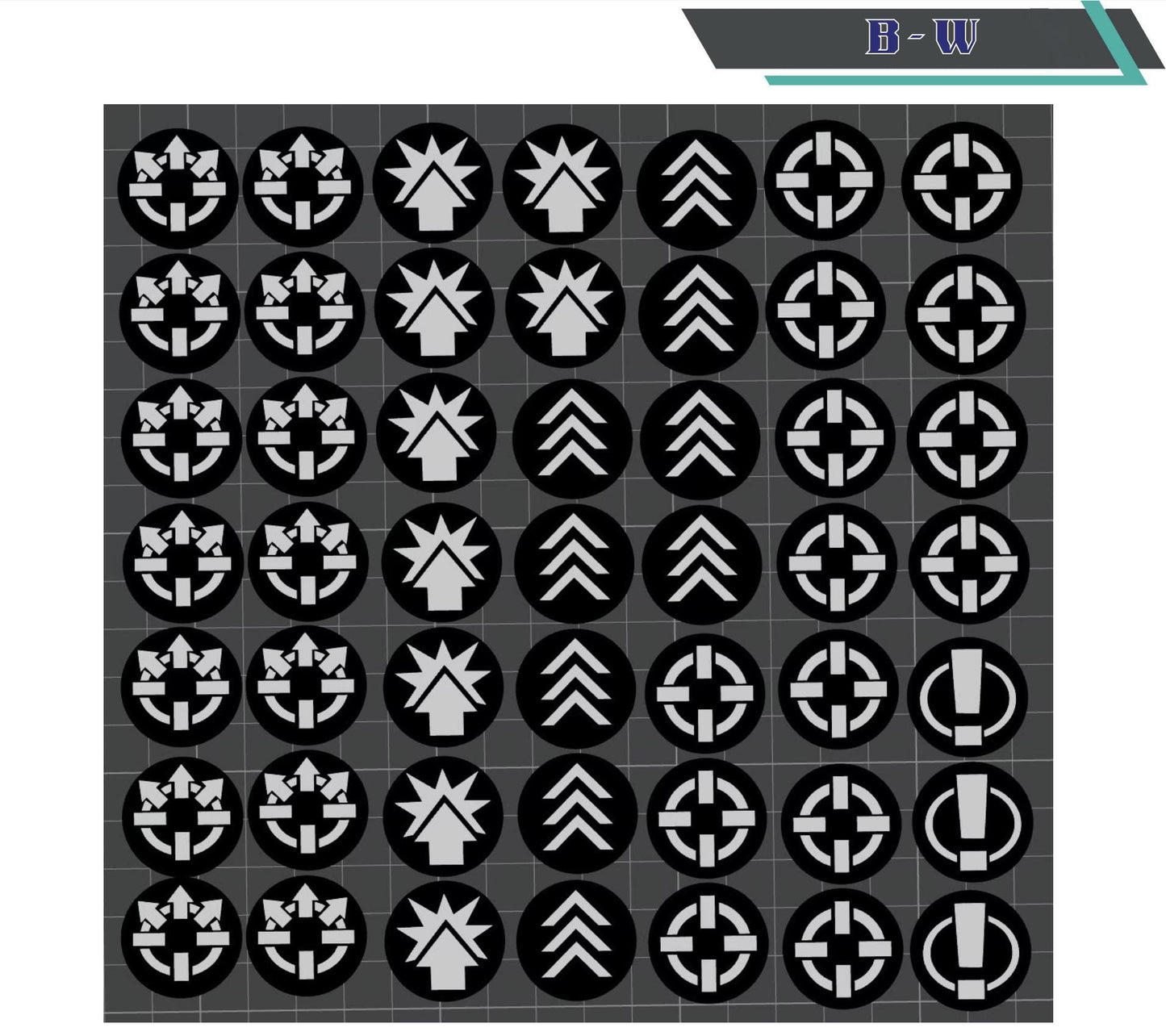 Legions Imperialis Order Tokens – Physical Replacements for Box Set Paper Sheet