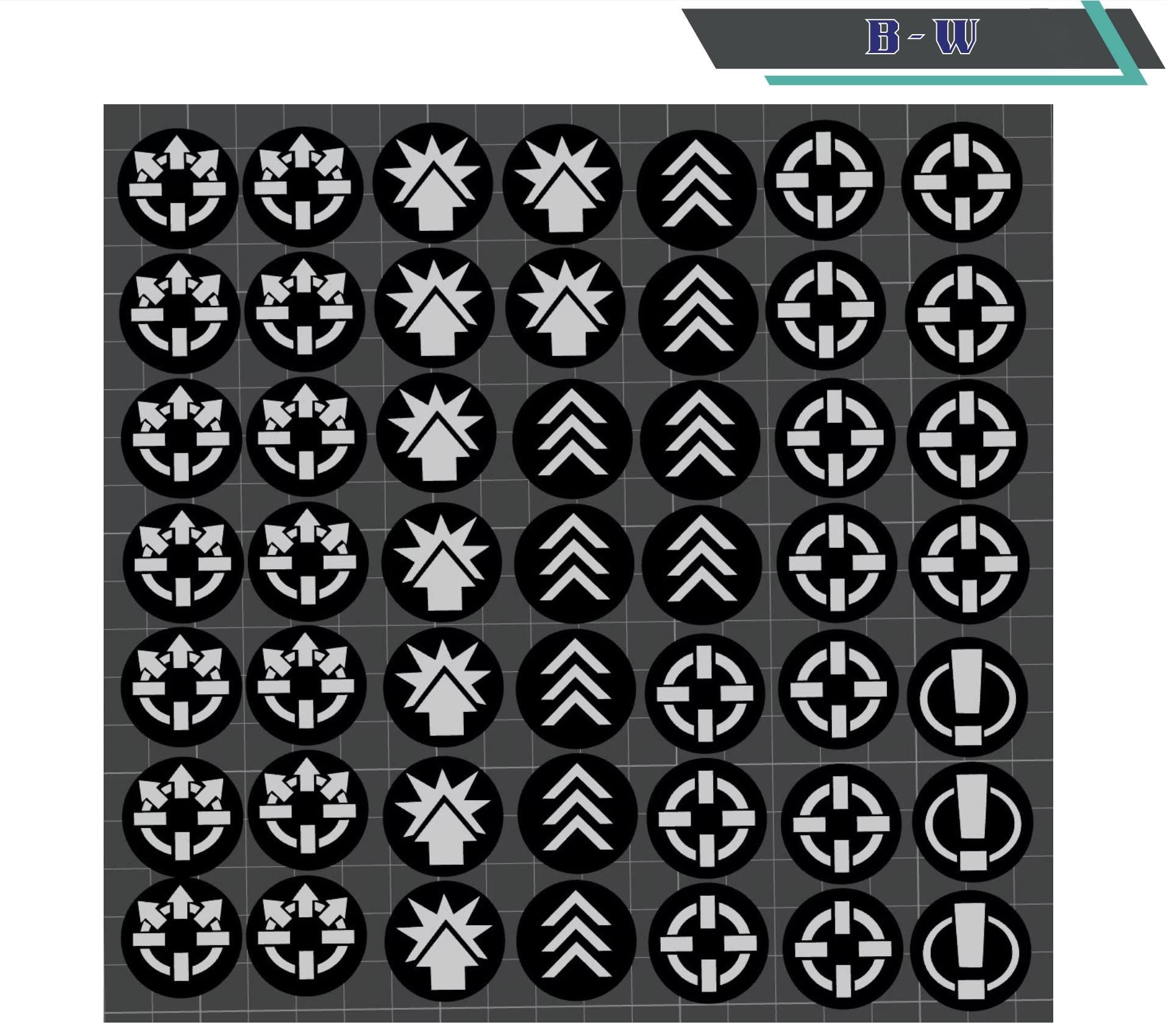 Legions Imperialis Order Tokens – Physical Replacements for Box Set Paper Sheet