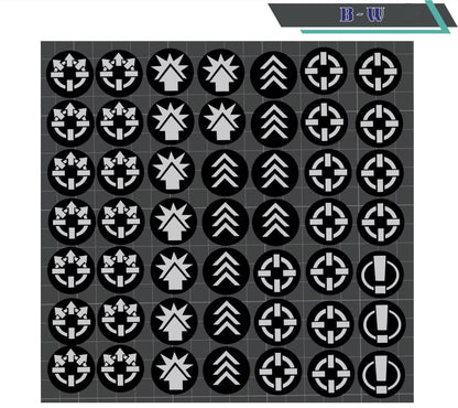 Legions Imperialis Order Tokens – Physical Replacements for Box Set Paper Sheet