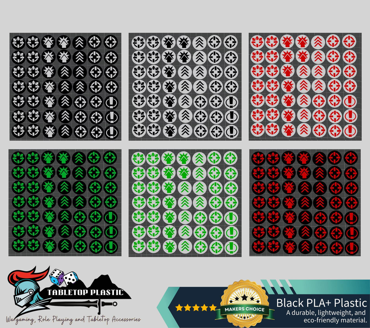Legions Imperialis Order Tokens – Physical Replacements for Box Set Paper Sheet