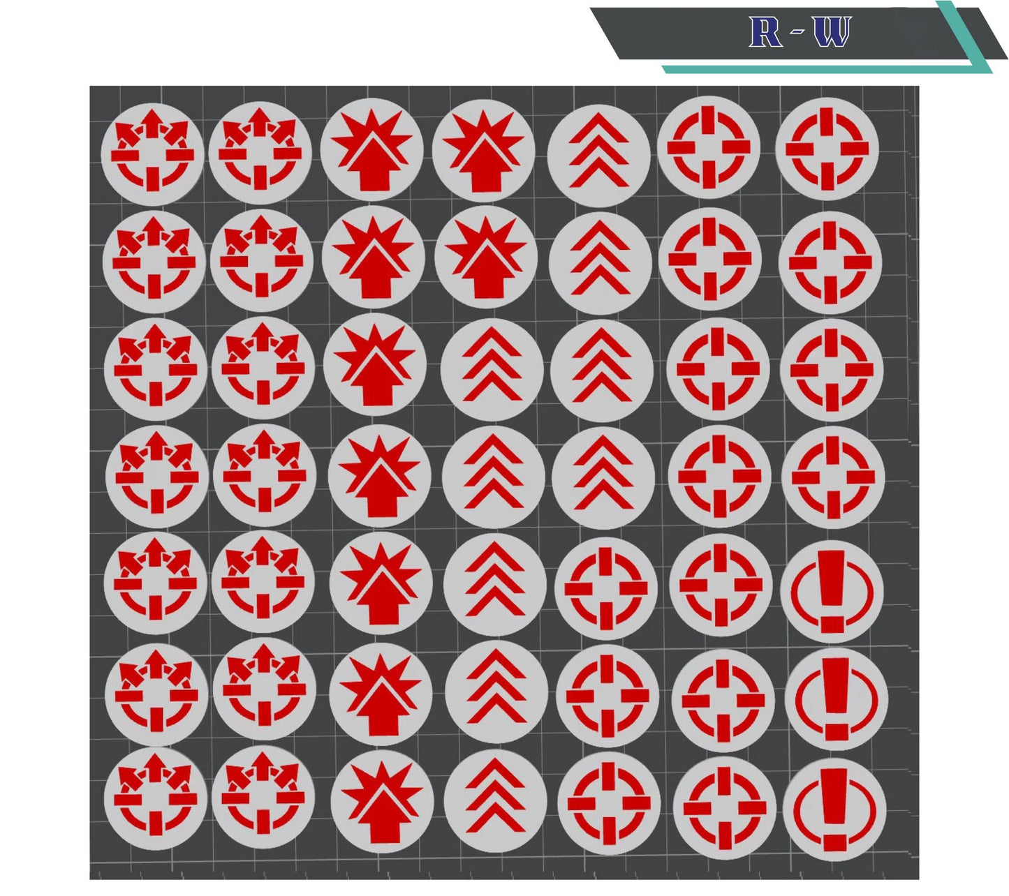 Legions Imperialis Order Tokens – Physical Replacements for Box Set Paper Sheet