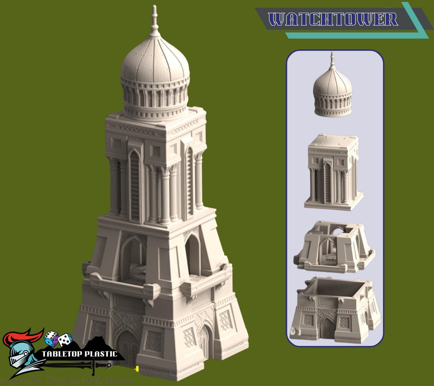 Epic Scale 15mm Desert Fortress City Terrain — Palaces, Walls & Hab Blocks Tabletop Scenery