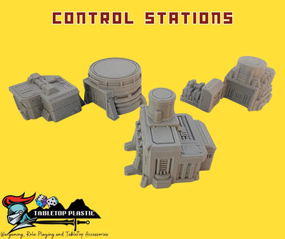10mm Scale Industrial Zone Terrain: 10mm - 12mm Wargaming Scenery