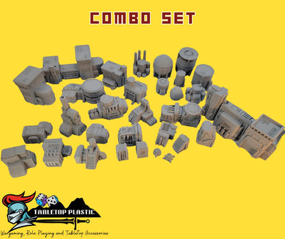 10mm Scale Industrial Zone Terrain: 10mm - 12mm Wargaming Scenery