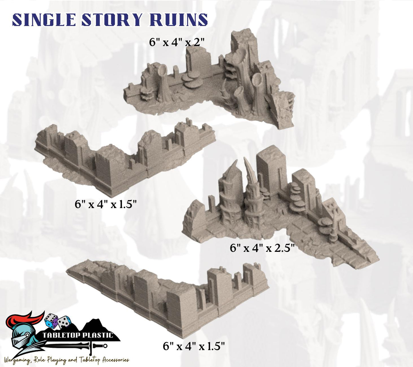 Alien Hive Terrain, Sci-Fi Spires and Platforms, 28-32mm Wargaming Scenery
