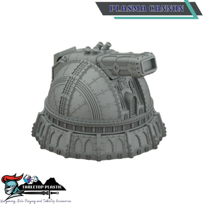 Sci-Fi Fortress Terrain, Modular Trenches & Walls, Bunkers/Turrets, Landing Pad — Gothic Sector Fortress (28–32mm)