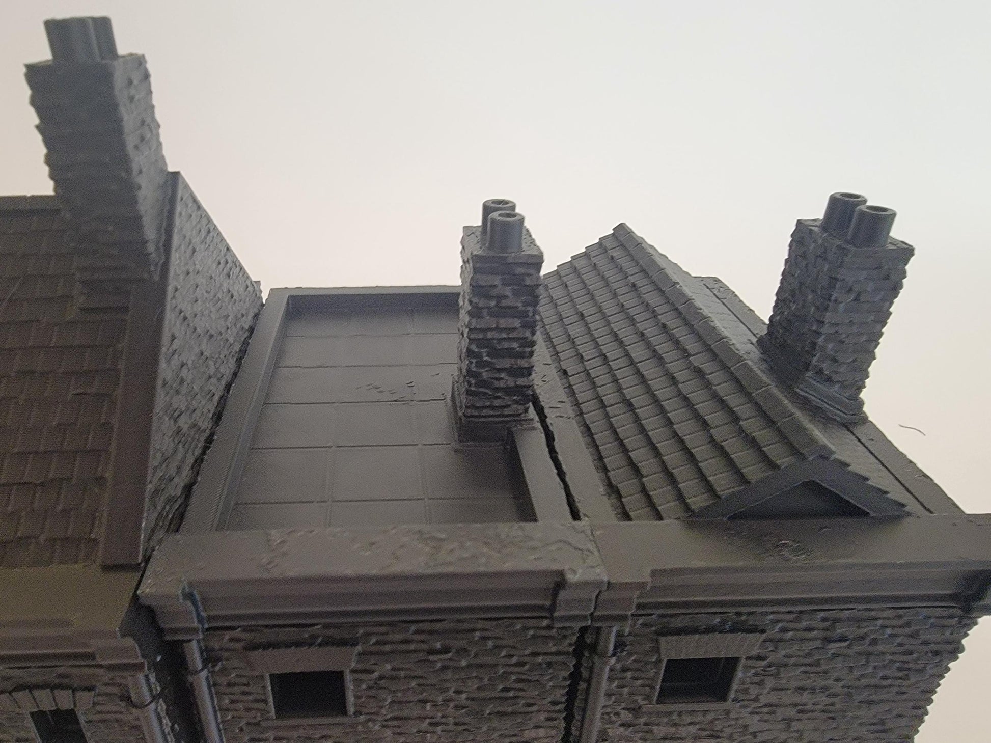 Victorian Townhouse Terrain Set | 7 Three-Story Shops & Residences for Malifaux/Steampunk Tables