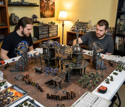 Grimdark Plasma Refinery, Modular Industrial Terrain, 28-32mm